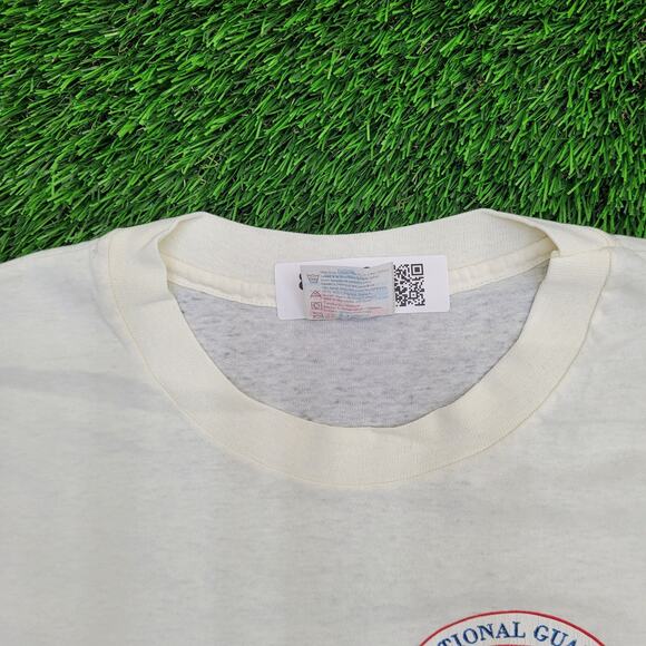 Vintage 80s Camp Robinson National Guard Shirt M/L 21x26 - Picture 10 of 13